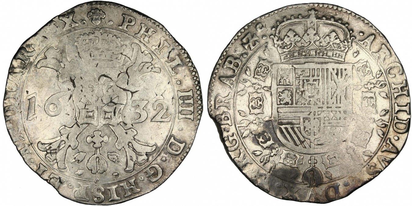 Spanish Netherlands Patagon 1632 Brabant Coin, BRABANT, Brabant