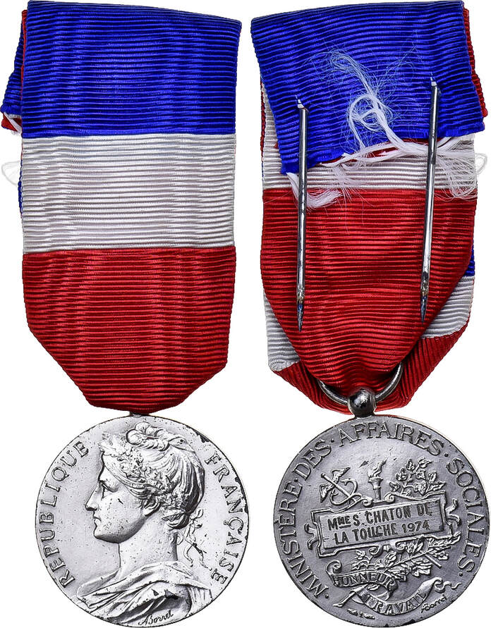 Médaille Mérite Social ministère du Travail (158-48/P26