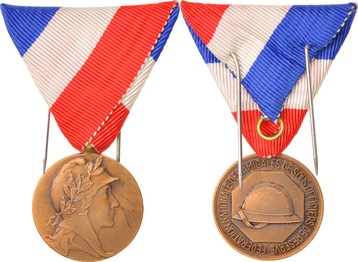 Insigne FFNASOR – Fédération Nationale Des Anciens Sous-Officiers De Réserve