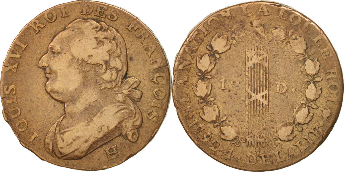Бывшая французская монета