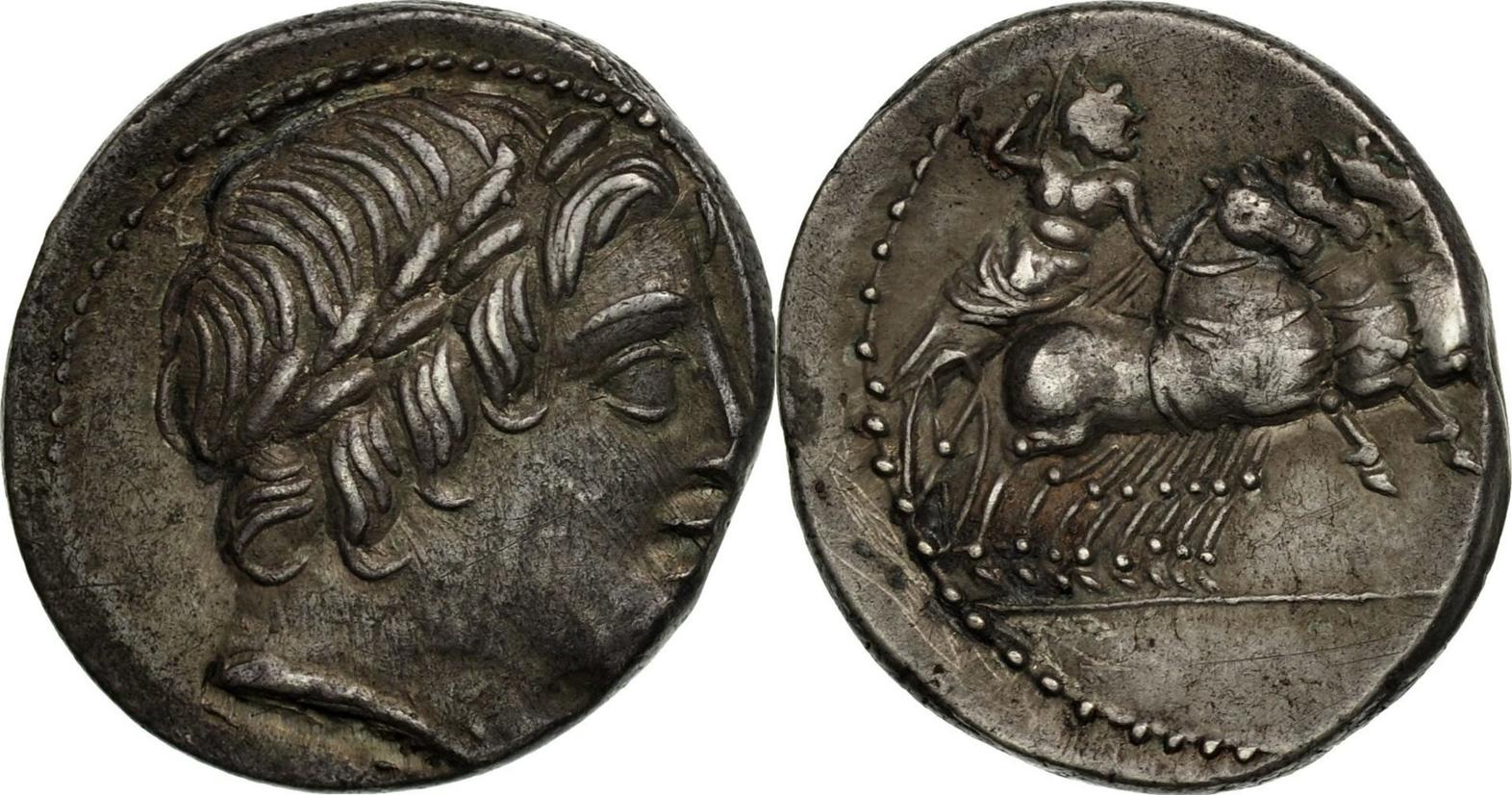Denarius 86 BC Rome, Silver, Crawford:350A/2 AU(55-58) | MA-Shops