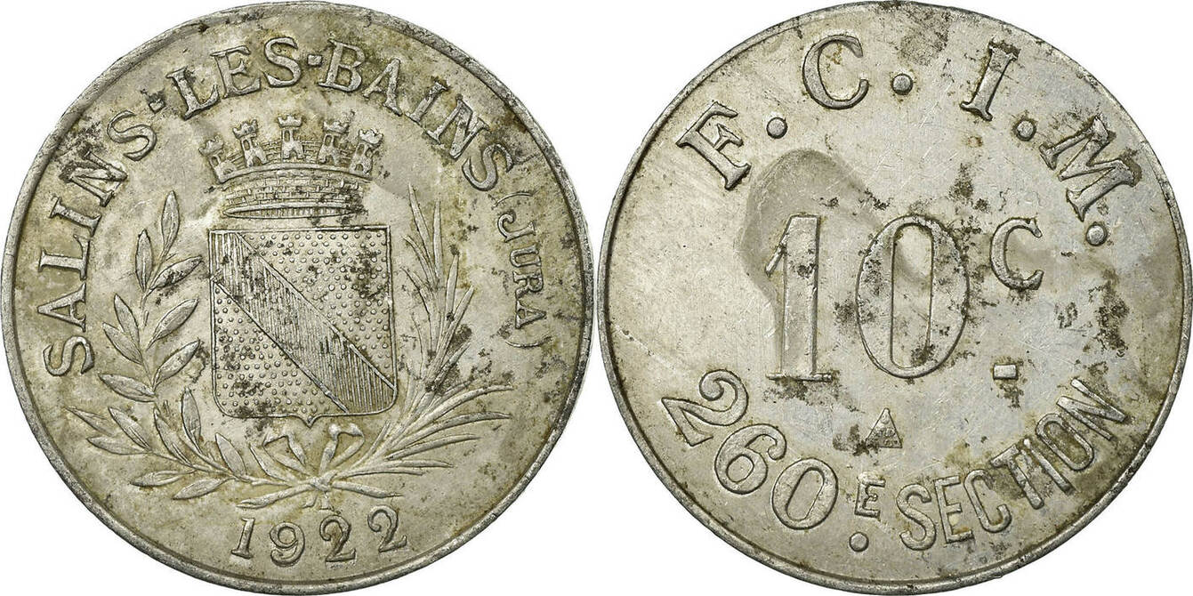 Франция 1922. 20f монета. 10 F монета. France f62 1804.