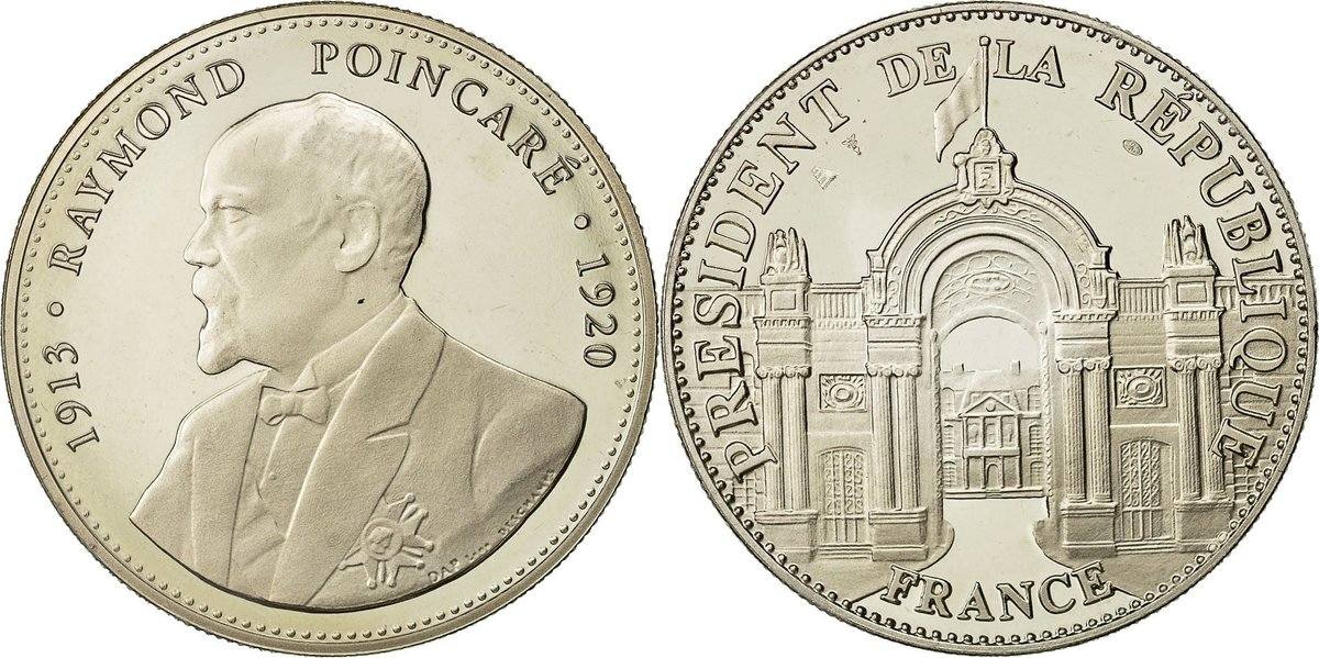 France Medal Les Présidents de la République Raymond Poincaré History