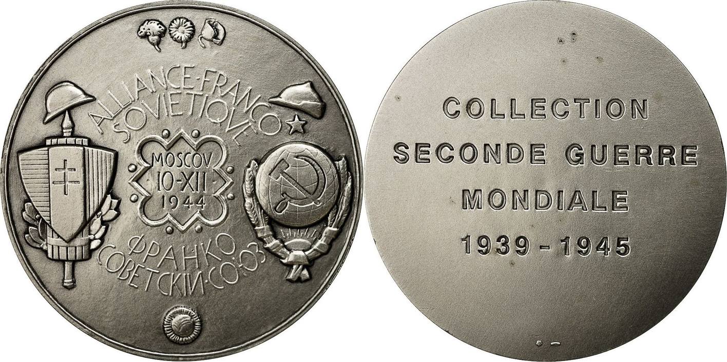 France Medaille Seconde Guerre Mondiale Alliance Franco Sovietique Ms 63 Ma Shops