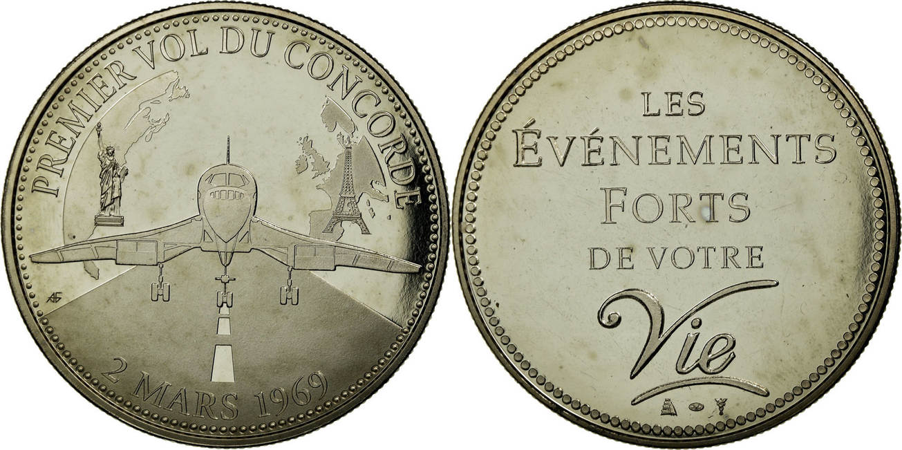 Francia Medal Les événements Forts De Votre Vie World Trade Center History 1