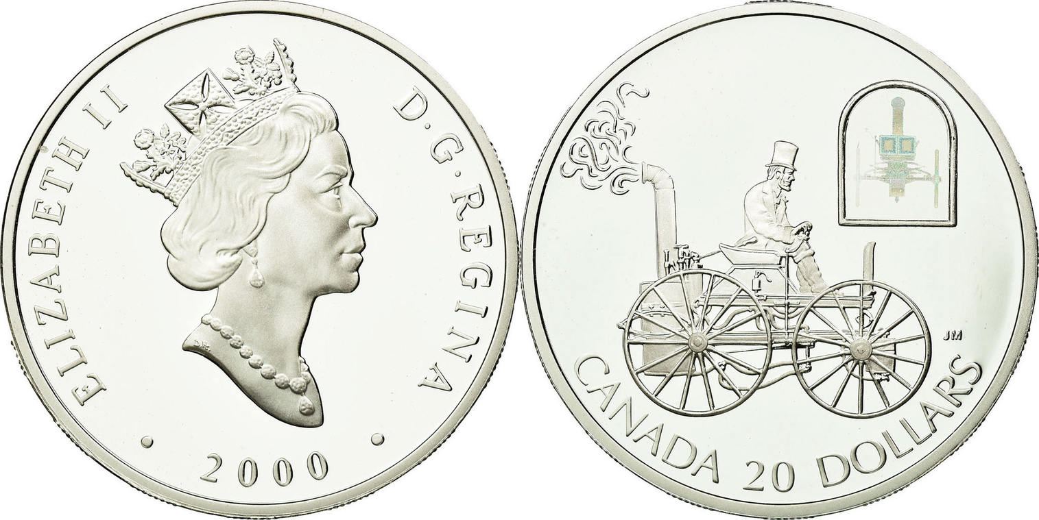 44 20 ca. Canada Dollar Elizabeth 2. Royal Canadian Mint in Australia.