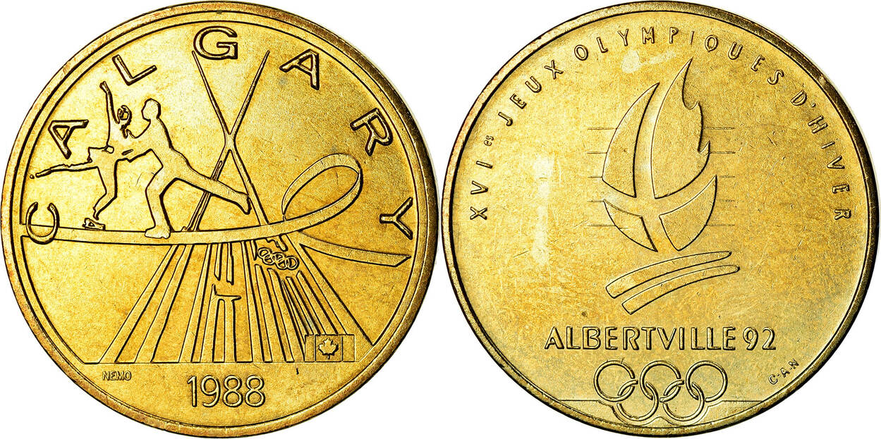 Broche blason ancien jeux olympiques albertville 1992