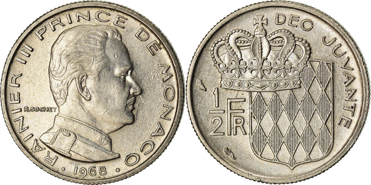 monaco-1-2-franc-1968-coin-rainier-iii-nickel-km-145-au-55-58-ma