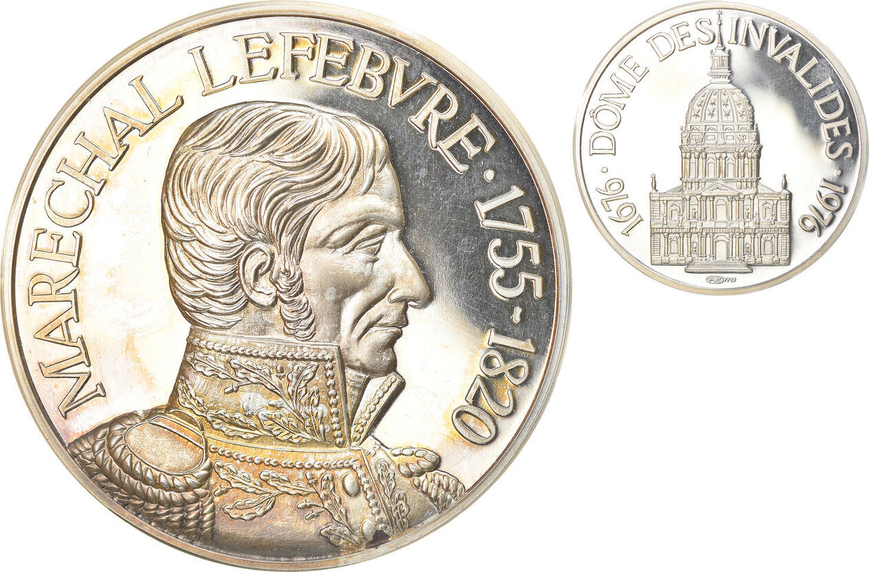 France Medal 1976 Napoléon Ier, Maréchal Lefebvre, History MS(6570
