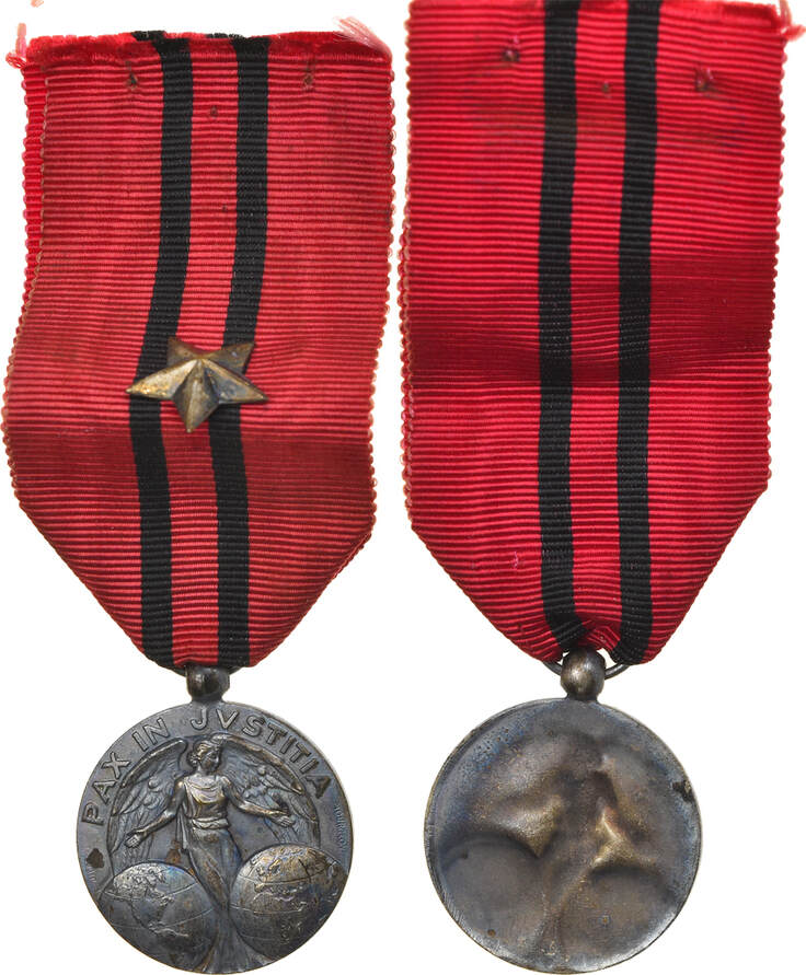 France Medal Pax in Justitia, Very Good Quality, Mourgeon, Silvered