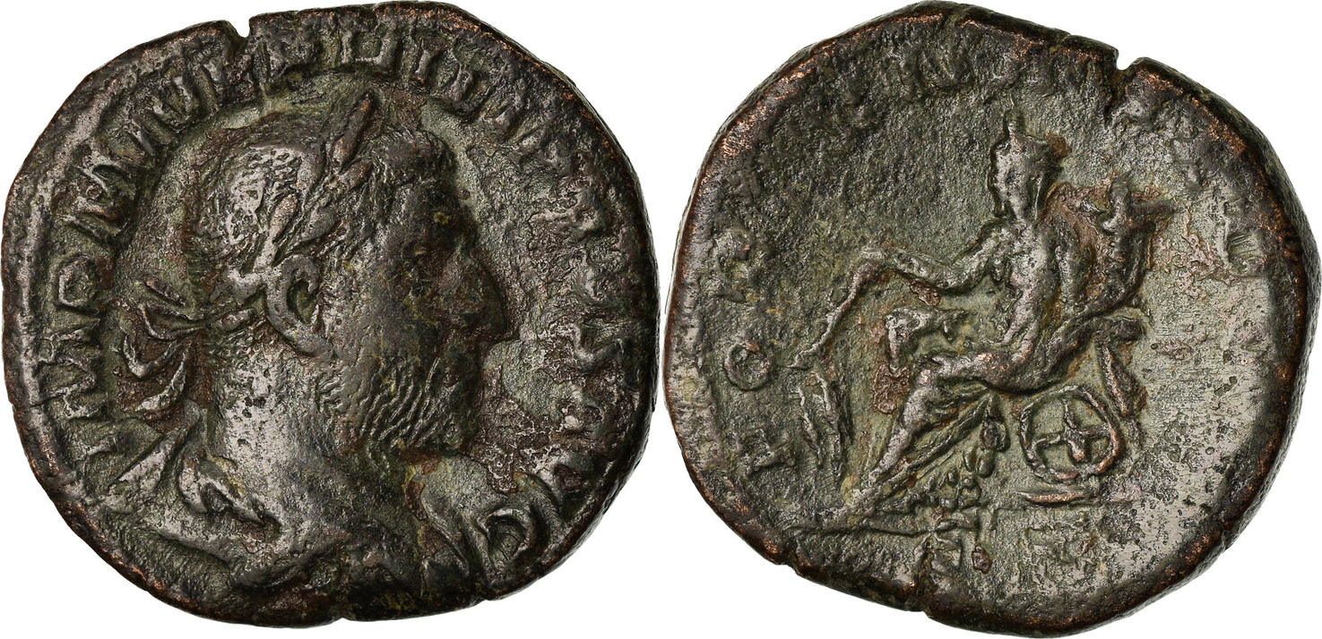 Sestertius 244-247 Rome Coin, Philip I, Rome, Bronze, RIC:174 VF(30-35 ...