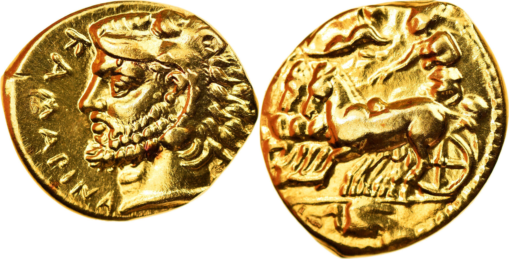 Монета Сицилия 1700. Ms gold