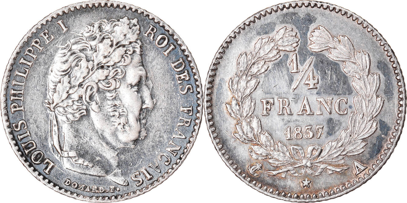 Франс 1. 5 Франков 1848 Луи
