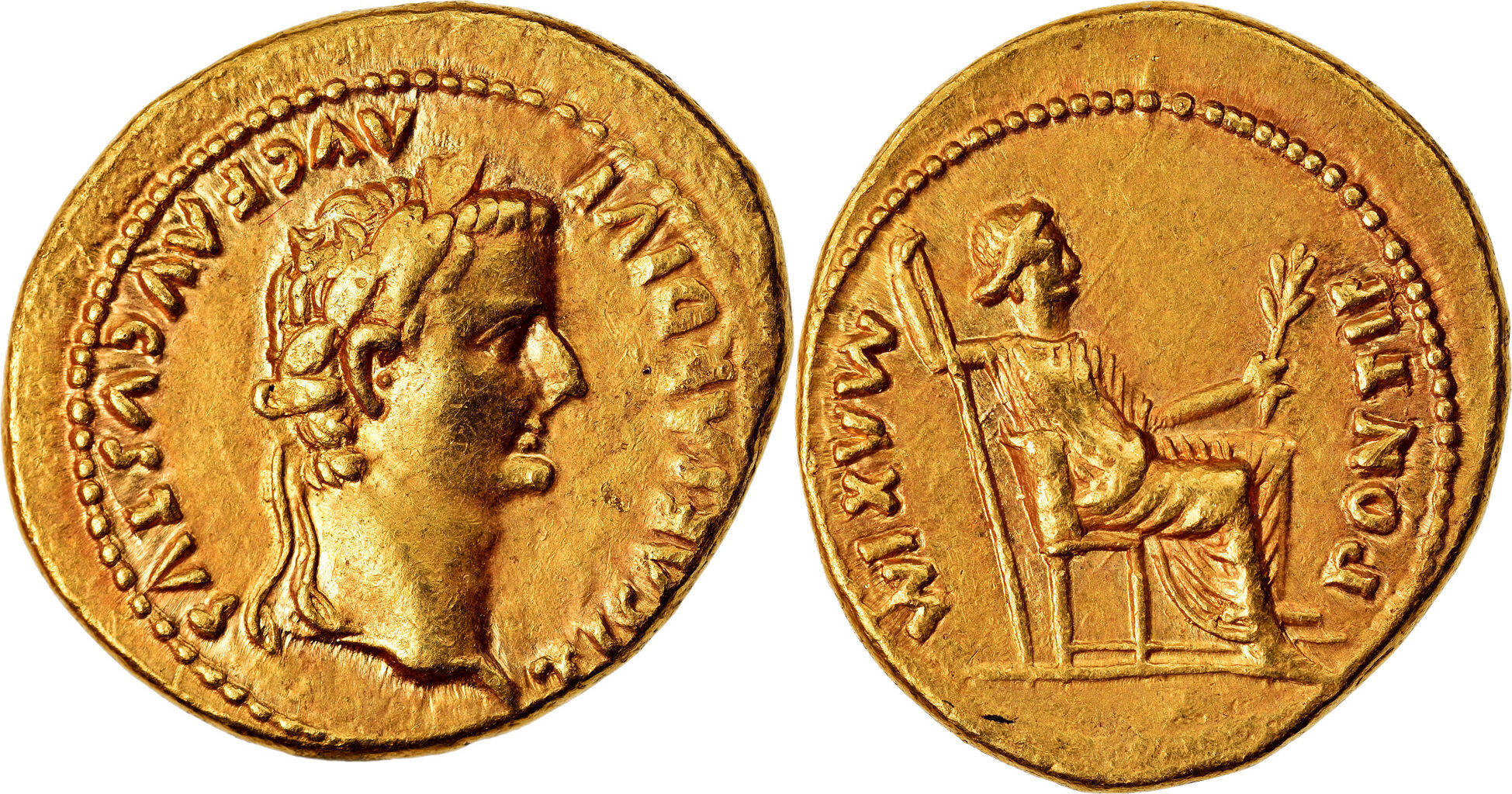 Tiberius AE As Altar of Lugdunum, Gallic Tribes 12-14 AD 