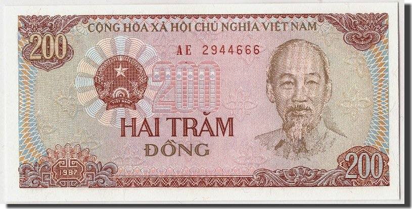 200 dng 1987 vietnam unc(65-70)