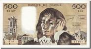 France 500 Francs Banknote, 500 F 1968-1993 ''Pascal'', 1974-12-05 -