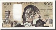 France 500 Francs Banknote, 500 F 1968-1993 ''Pascal'', 1975-11-06 -
