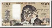 France 500 Francs Banknote, 500 F 1968-1993 ''Pascal'', 1975-11-06 -