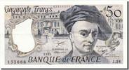 France 50 Francs Banknote, 50 F 1976-1992 ''Quentin de La Tour'' -