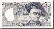 France 50 Francs Banknote, 50 F 1976-1992 ''Quentin de La Tour'' -