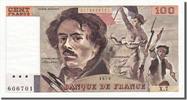 France 100 Francs Banknote, 100 F 1978-1995 ''Delacroix'' -