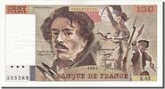 France 100 Francs Banknote, 100 F 1978-1995 ''Delacroix'' -