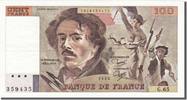 France 100 Francs Banknote, 100 F 1978-1995 ''Delacroix'' -