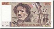 France 100 Francs Banknote, 100 F 1978-1995 ''Delacroix'' -