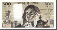 France 500 Francs Banknote, 500 F 1968-1993 ''Pascal'', 1983-06-02 -