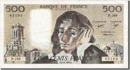 France 500 Francs Banknote, 500 F 1968-1993 ''Pascal'', 1983-06-02 -
