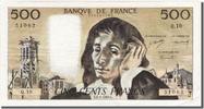 France 500 Francs Banknote, 500 F 1968-1993 ''Pascal'', 1969-01-02 -
