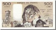 France 500 Francs Banknote, 500 F 1968-1993 ''Pascal'', 1989-03-02 -