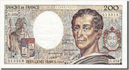 France 200 Francs Banknote, 200 F 1981-1994 ''Montesquieu'' -