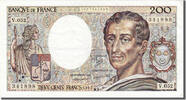 France 200 Francs Banknote, 200 F 1981-1994 ''Montesquieu'' -