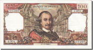 France 100 Francs Banknote, 100 F 1964-1979 ''Corneille'', 1968-11-07 -