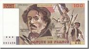France 100 Francs Banknote, 100 F 1978-1995 ''Delacroix'' -
