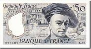 France 50 Francs Banknote, 50 F 1976-1992 ''Quentin de La Tour'' -