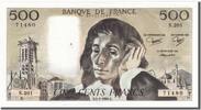 France 500 Francs Banknote, 500 F 1968-1993 ''Pascal'', 1984-01-05 -