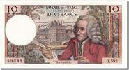 France 10 Francs Banknote, 10 F 1963-1973 ''Voltaire'', 1970-05-08 -