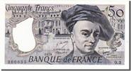France 50 Francs Banknote, 50 F 1976-1992 ''Quentin de La Tour'' -