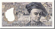 France 50 Francs Banknote, 50 F 1976-1992 ''Quentin de La Tour'' -