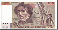 France 100 Francs Banknote, 100 F 1978-1995 ''Delacroix'' -