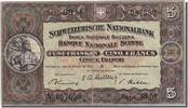 Switzerland 5 Franken Banknote, 1947-10-16 -