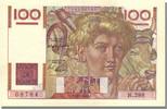 France 100 Francs Banknote, 100 F 1945-1954 ''Jeune Paysan'' -