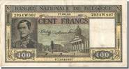 Belgium 100 Francs Banknote, 1946-06-12 -