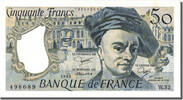 France 50 Francs Banknote, 50 F 1976-1992 ''Quentin de La Tour'' -