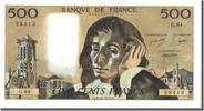 France 500 Francs Banknote, 500 F 1968-1993 ''Pascal'', 1977-11-03 -