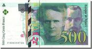 France 500 Francs Banknote, 500 F 1994-2000 ''Pierre et Marie Curie'' -