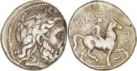 Tetradrachm Coin, Kingdom of Macedonia, Philip II, Amphipolis -