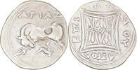 Drachm Coin, Illyria, Apollonia, Silver, HGC:3.1-4 -